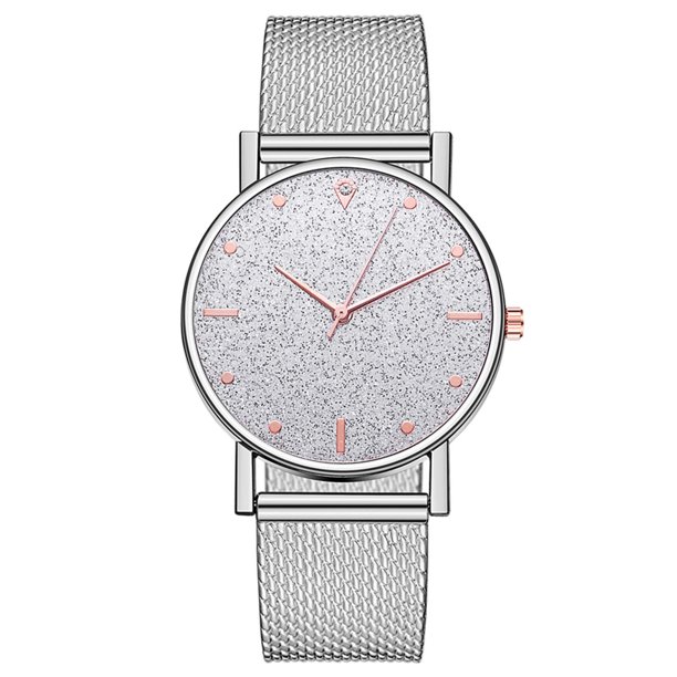 La correa casual de acero inoxidable de la moda mira el reloj pequeño del cuarzo del dial de las señoras Wmkox8yii gfajkfgbkjabf1187