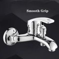 thumbnail image 4 of 1 Set Wall-mounted Concealed Three-way Shower Faucet, 304 Stainless Steel Concealed Mixed Water, Three-way Bathtub Shower Faucet, 4 of 6