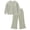 2PC-Sage Green, variant on HILEELANG Girls 2-Piece Outfit Set, Bow Embroidered Sweatshirt and Flare Pants with Scalloped Trim, Lavender Purple, Ages 5Y
