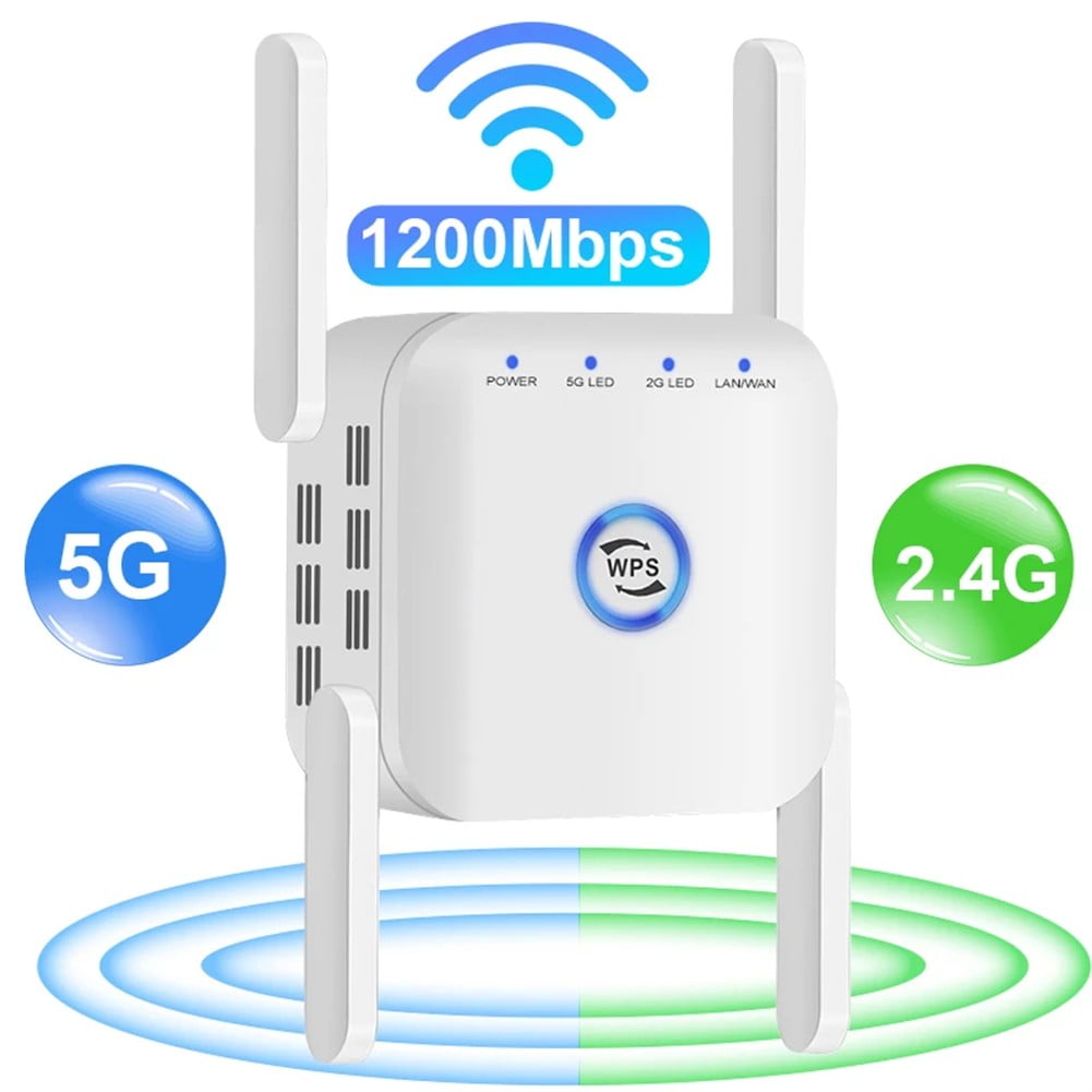 TENCE WiFi Extender Repeater Signal Booster for Home 1200Mbps Long Range Amplifier Range Boost - Walmart.com