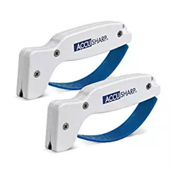 AccuSharp 066C Large White & Blue Knife & Tool Sharpener, 2 Count