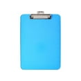 thumbnail image 6 of Charles Leonard Plastic Clipboard Rubber Grip 9"x1/2"x12-3/4" Neon Blue 89715, 6 of 7