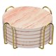 thumbnail image 1 of Bebida Portavasos con Soporte, 6uds 4 - Corcho Base Posavasos para Bebidas, Arenisca Estilo para Tipos de Tazas, Hogar Decoración, Madera Mesa (Naranja), 1 of 6