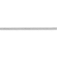 thumbnail image 4 of Diamond2Deal Mother's Day Gift 14K White Gold 2mm Franco Chain Bracelet for Women 7", 4 of 6