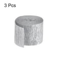 thumbnail image 3 of Crepe Paper Streamers for Party Decorations, Weddings, Birthdays, and DIY Crafts Silver Tone, 3 of 5