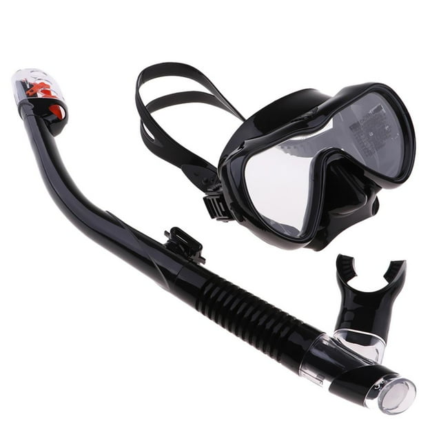 Antiniebla de snorkel shamjiam Máscara de buceo Negro