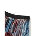 thumbnail image 4 of TRKIYQC Falda Midi de Tul para Mujer, Falda Plisada Reversible con Estampado Tie-dye de Cintura Alta Elástica TRKIYQC moda, 4 of 8