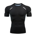 thumbnail image 4 of T-Shirts de Compression pour Hommes Manches Courtes Sport Course Entraînement Physique Rapide, 4 of 6