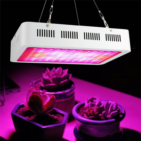 WALFRONT 1200W LED Plant Grow Lights, Full Spectrum IR UV Plant Panel for Indoor Greenhouse Hydroponic Plants Vegetable Bloom Flower (Best Led Light To Grow Weed Indoors)