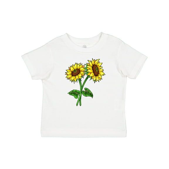 Inktastic Pair of Sunflowers Boys or Girls Baby T-Shirt