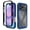 Darkblue, variant on Becova Case for iPhone 18 Pro Max, Clear Hard PC Back & Anti-Slip TPU Bumper, Front Hard Shockproof Bumper Anti-Yellowing Protective case, Darkblue