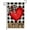 Color 4, variant on Rdsfhsp Welcome Love Hearts Garden Flags for Outside Decoration, Valentines Love Hearts with Buffalo Plaid Small Yard Flag, Anniversary Wedding Seasonal Farmhouse Holiday Outdoor Decor 12x18 Inch