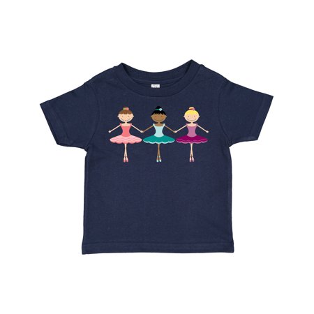 

Inktastic Little Ballerina Trio Gift Toddler Toddler Girl T-Shirt