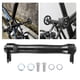 thumbnail image 4 of Barra de extensión para rueda de bicicleta plegable, juego de varillas telescópicas para transporte y empuje de bicicletas Negro, 4 of 9