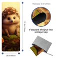 thumbnail image 4 of Hedgehog Yoga Blanket with Storage Bag, 72.8"x26.8", Suitable for Yoga, Pilates, Fitness, Gym Towels, Yoga Towel, Yoga Towels, 4 of 6