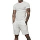thumbnail image 5 of Pantalones cortos de manga corta para hombre, traje deportivo y de ocio de dos piezas Pompotops  oipoqjl35231, 5 of 9
