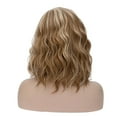 thumbnail image 3 of BERON Blonde Brown Short Wigs Women Girls Curly Wavy Hair Wig 14" Body Bob Cosplay Party or Daily Use Wigs, 3 of 4