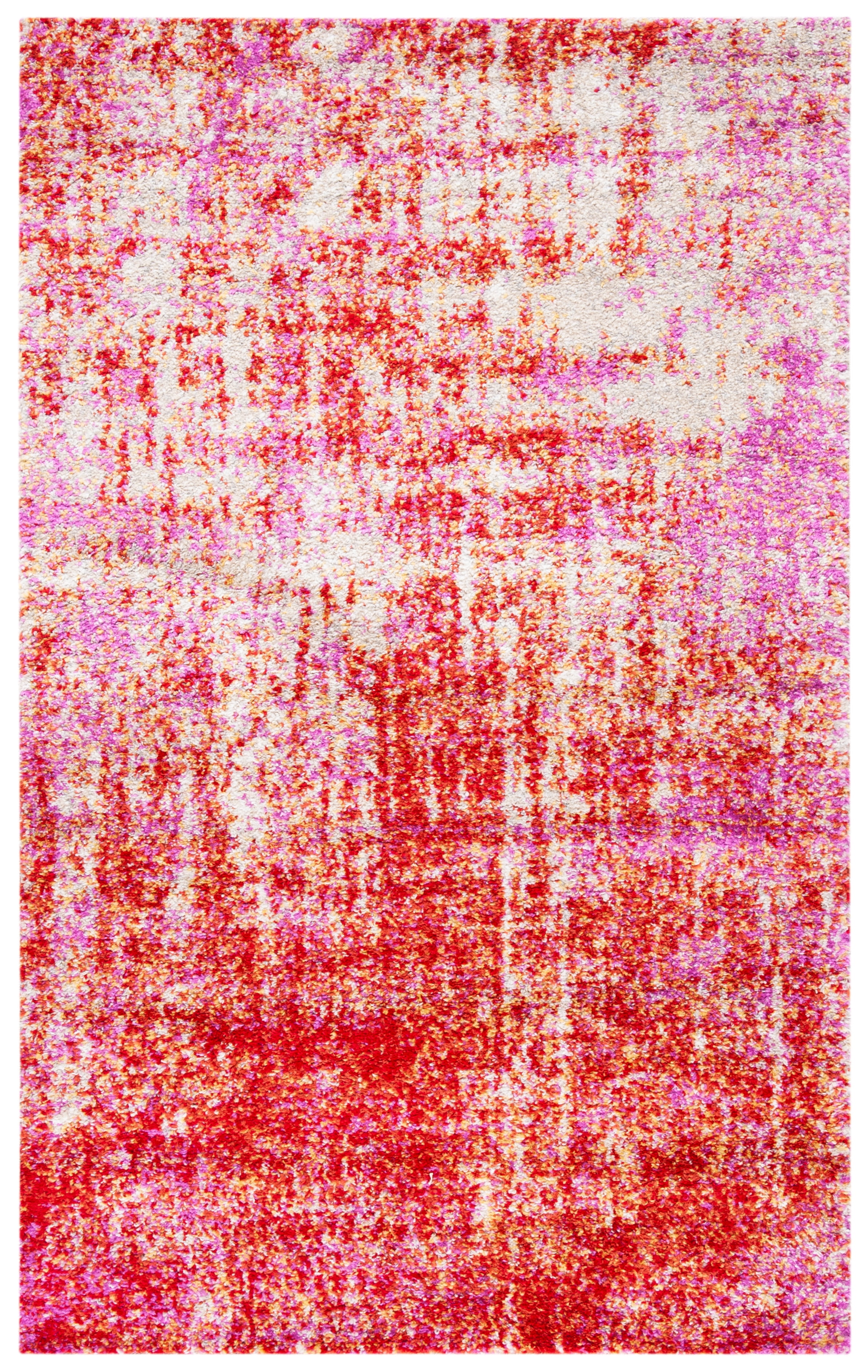 Safavieh Adirondack Boniface Distressed Area Rug, Red/Gold, 4' x 6'