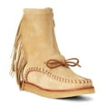 thumbnail image 2 of Polo Ralph Lauren Camel Women's Channing Fringe Mid-Rise Boot, 9B, 2 of 4