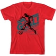 thumbnail image 3 of "Goal!" Soccer Sports Youth Red Crew Neck Short Sleeve Tee-Small, 3 of 4