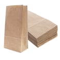 thumbnail image 4 of HLONK100 Pcs Sandwich Packaging Bags Paper Snack Square Bottom Kraft Food Pouch, 4 of 8