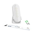 thumbnail image 1 of TFixol Interrupteur Tactile pour Maison Intelligente avec Verre Incurvé 2,5D, Télécommande via Application, Compatible Zigbee et Wi-Fi, Fonction Fluorescente, 4 Gangs, Blanc (Pile Non Incluse), 1 of 6