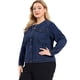thumbnail image 4 of ChaqueVaqueManLarTalGrande PaMujer Azul 3X, 4 of 6