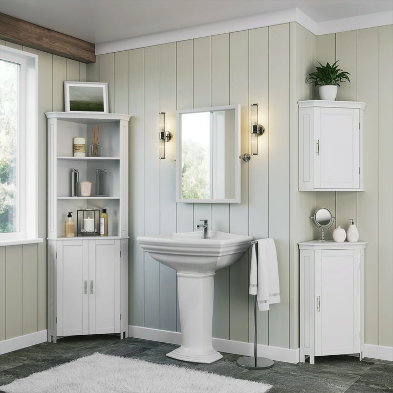 Corner shaving cabinet discount