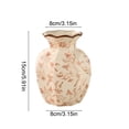 thumbnail image 4 of Luoshdecor Red and White Ceramic Vase Chinoiserie Vintage Floral Vase for Kitchen Office Living Room Home Decor, 4 of 7