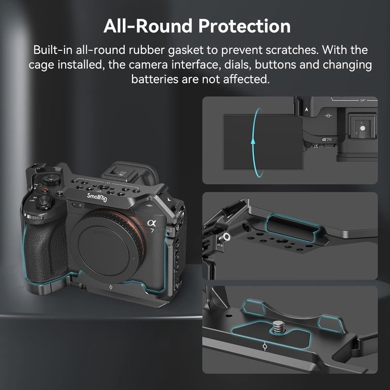 SmallRig a7iv Cage for Sony Alpha 7 IV/7S III/Alpha 1, Pro SmallRig a7iv Cage for Sony Alpha 7 IV/7S III/Alpha 1, Pro