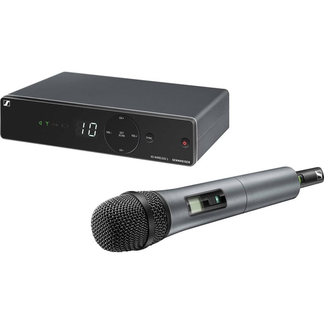 Sennheiser Pro Audio XSW 1-825-A Micrófono inalámbrico vocal, rango A 548-572 MHz, negro, mediano