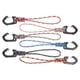 thumbnail image 3 of 6 cordones trenzados para insignias, con cierre de metal, para llavero, para camping, senderismo, carteras, llaves, tarjetas de identificación y porta credencial, 3 of 7