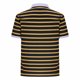 thumbnail image 5 of Mens Manga Corta Botón Abajo Camisas Patchwork Fallow Patrón Cuello Redondo Deportes Top para Diario, 5 of 9