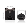 thumbnail image 7 of Shoe Universal Aluminium Alloy Cold Shoe Camera Mount Adapter With 4 Cold Shoe Mount 1/4 Inch Screw Mount For Microphone LED Video Light Monitors Camera Accessories For, 7 of 7