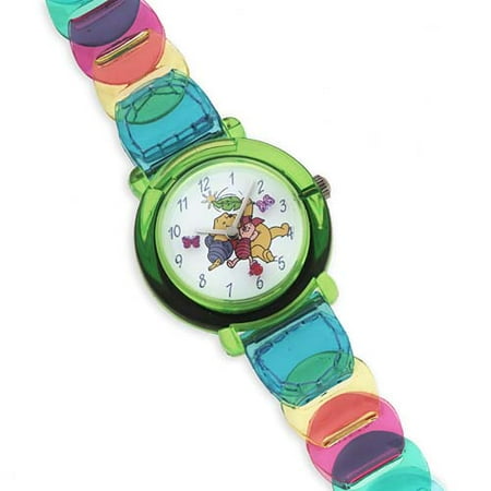 Multicolored Pooh Watch With Jelly Band