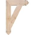 thumbnail image 3 of Ekena Millwork 3 1/2"W x 16"D x 24"H Traditional Arts & Crafts Smooth Bracket, Douglas Fir, 3 of 4