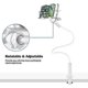 thumbnail image 3 of (blanc) Soporte De Lit Pour Tlphone, Soporte De Tlphone Avec Col De Cygne Flexible, Bras Long, Rotation 360 Rglable Pour Iphone 13/13pro, 12/12 P, 3 of 5