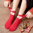 thumbnail image 4 of EnJoCho Clearance Christmas Socks Warm Fashion Windproof Printing Mid Tube Socks Long Tube Cotton Adult Xmas Winter Themed Charming Socks Heated Socks Bulk Red Green Cute&Fun, 4 of 8