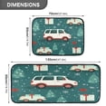 thumbnail image 4 of Kitchen Floor Mat 2 Sets Carpet Floor Mat Kitchen Mat Bathroom Mat Living Room Mat Bedroom Mat Absorbent Delicate Fabric No Ball Christmas Trees and Trucks, 4 of 7