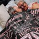 thumbnail image 4 of LHSHID 70th Birthday Gifts for Women Happy 70th Birthday Gift Ideas 70 Year Old Gifts for Grandma Nana Wife Mom Flannel Fleece Soft Throw Blanket for Bed Sofa 30"x40", 4 of 7