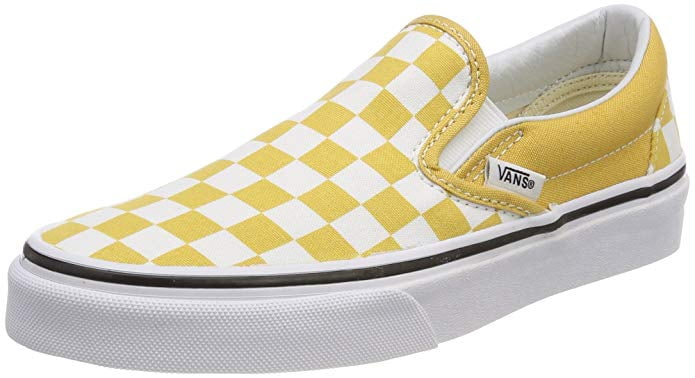 vans yellow black checkered