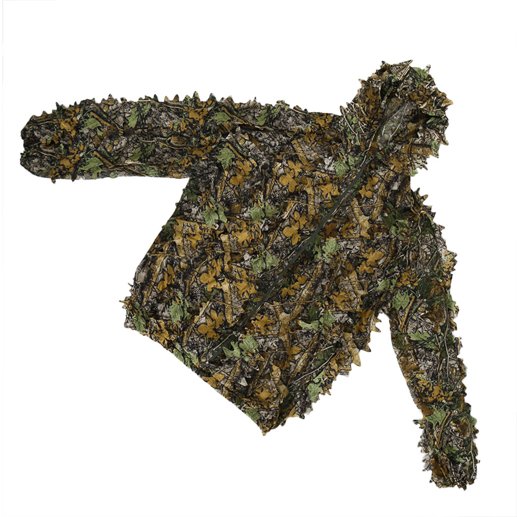 URTERYSER 1 Set Hunting Clothes 3D Leaf Coat Trousers ouflage Outdoor Jungle Watch Bird