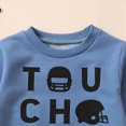 thumbnail image 5 of HCNTES Baby Boy Winter Clothes Toddler Kids Baby Boy Fall Outfits 3M 6M 12M 18M 24M 1T 2T 3T Casual kick off touch own Letter Print Long Sleeve Hoodie Tops Pants Winter Clothes Sets, 5 of 6