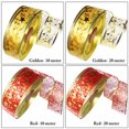 thumbnail image 2 of Christmas Ribbon Decorative Pentagram Fabric Ribbon Glitter Ribbon for DIY Craft, 2 of 10