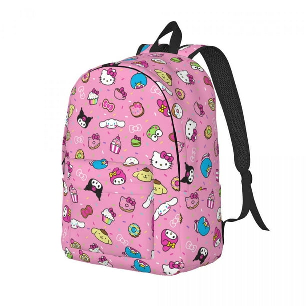 hello kitty backpack walmart canada Sanrio Characters Backpack for Boy Girl Kids Student School Book Bags Hello  Kitty Kuromi Backpacks Daypack Bag Lightweight