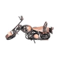 thumbnail image 3 of Modelo de motocicleta Bling Bling retro de bronce de metal alto rendimiento, 3 of 12