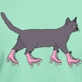 thumbnail image 3 of CafePress - Cat Roller Skating T Shirt - Men's Classic Graphic Cotton T-Shirt, 3 of 4