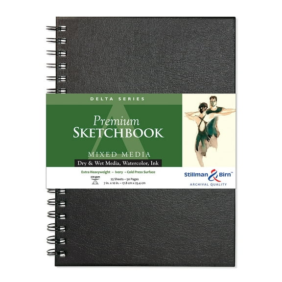 Stillman & Birn Delta Series Premium Wire-Bound Sketchbook, 7" x 10"
