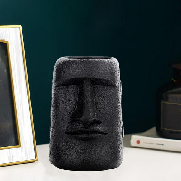 Estatua de Pascua de resina creativa Perfecl para decoración de interiores y jardines 102x93x116 cm maceta suculenta