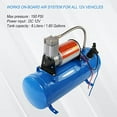 thumbnail image 4 of JDMSPEED New 150PSI DC 12V Air Compressor with 6 Liter Tank 1.6 Gallon For Train Horns Motorhome Tires, 4 of 7